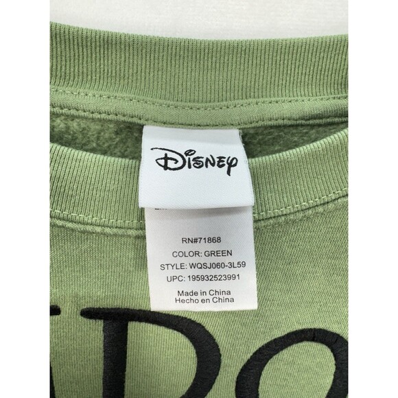 Disney 101 Dalmatians London England Sweatshirt Womens XL Green Pullover Cozy - Picture 5 of 10